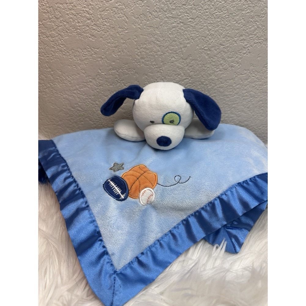 $20 🌙 Circo Blue Puppy Dog Lovey Baseball Basketball Football Satin Sports